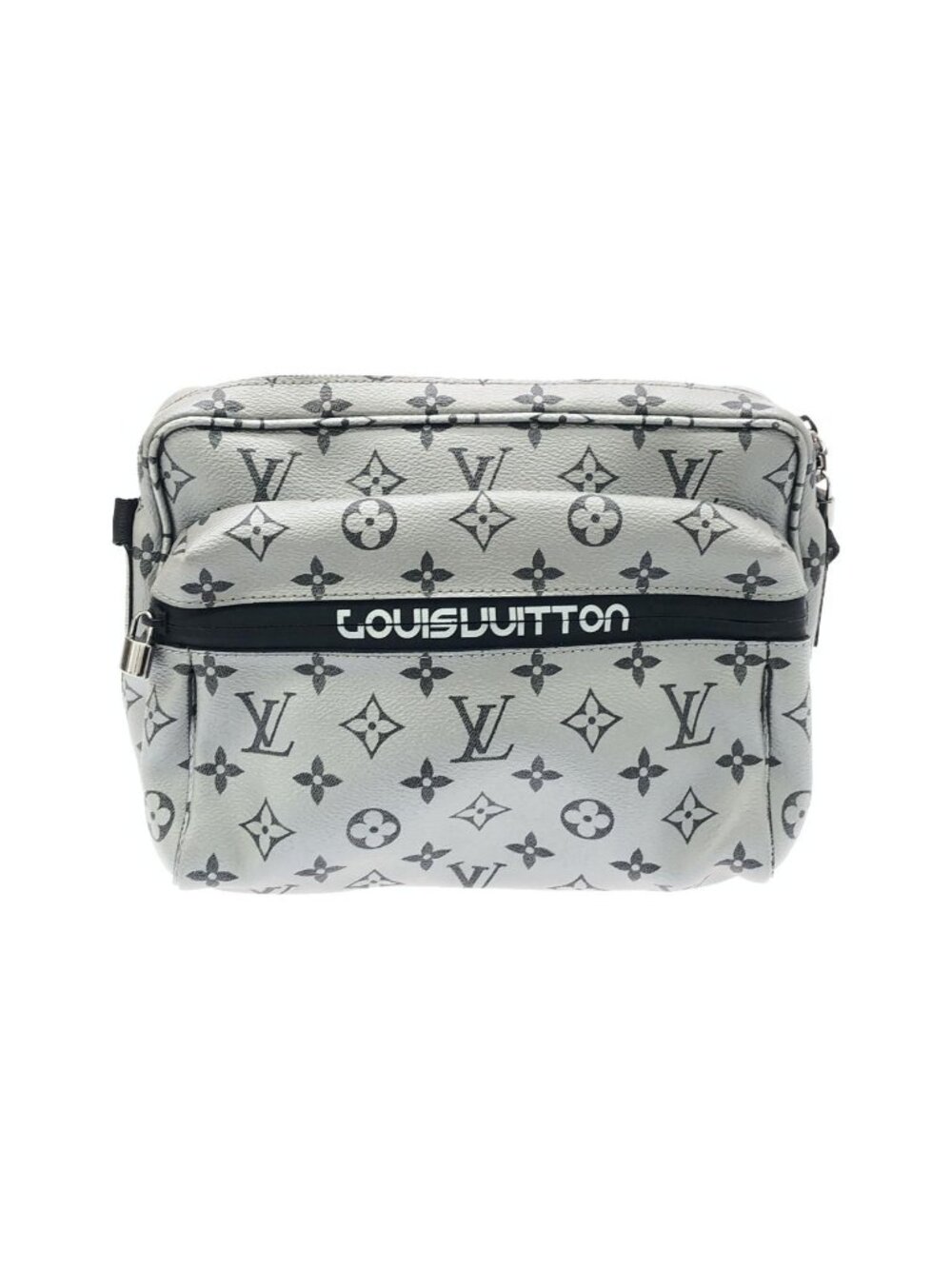 Louis Vuitton Monogram Silver Messenger PM Shoulder Bag
